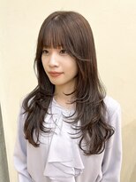 スニュウ(snuw)&nbsp;【snuw_ayano】レイヤーカット/ブラウンカラー/ミルクカラー