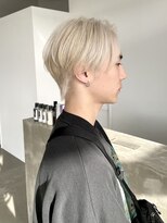 ノートエートル 西金沢(Nought etre)&nbsp;10代/20代/ケアブリーチ/メンズ/ハイトーンカラー/ウルフカット