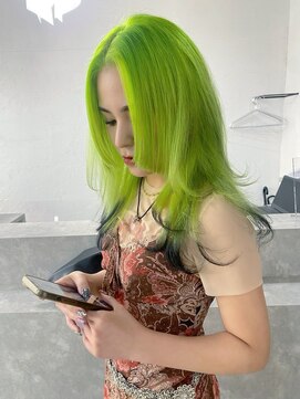 スーパーシーン(SUPER SCENE) クラゲヘアー/小顔/ココアベージュ/オリーブグレー/宜野湾