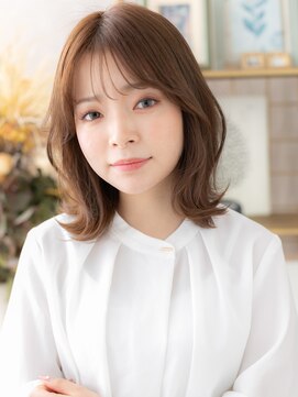 カバーヘア ブリス 大宮西口(COVER HAIR bliss) リタッチカラーくびれミディアムレイヤーカットA5大宮30代40代