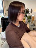 ボブ×暗髪