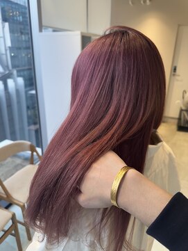 エイト ヘアサロン 渋谷本店(EIGHT) ピンクカラー