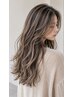 【立体感＆白髪ぼかしにも◎】ハイライト＋ONカラー＋TR内部補修TR