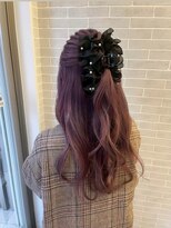 ルカリエ(LUCA:Rie)&nbsp;ゆる巻きロング×ラベンダーモーヴ