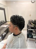 メンズパーマ　ツイストパーマ　スペインカール　シャドウパーマ