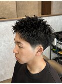 【短髪×清潔感】スパイキーショート
