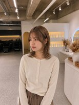 シエル 一社(cher) セミディー外ハネスタイル