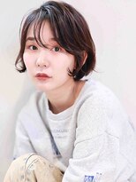 ヘアメイク フレンシア(hair make flencia) 大人可愛い耳かけショートボブ