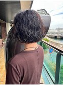 ショートボブパーマ/デザインパーマ
