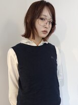 ゾーイ ケゴ 天神今泉(ZOEY kego)&nbsp;今泉　ボブ　オレンジブラウン