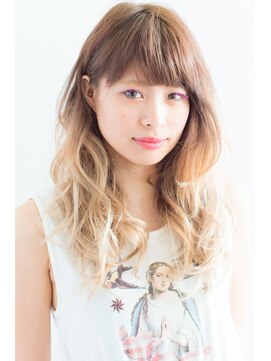キープへアデザイン(keep hair design) 【keep hair design】ハイトーン×グラデーションカラー