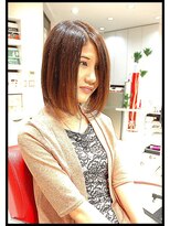 メタ(META) カット(前下がりのボブ)+毛髪再生プレミアムプラセンタカラー