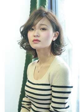 キー(key) ウェーブボブ×クリアベージュ