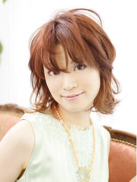 リーズ 表参道(Lise) 【ゆるふわウェーブミディ】/【イルミナカラー】【ブリーチ】