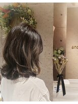 アンドヒア 淀屋橋店(and.here)&nbsp;グレー×ミディアム