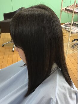 ライズ Rise ヘアー ディレクション Hair Directionの写真/【大財】縮毛矯正したとは思えない程の自然な仕上がり♪女性らしさが引き立つサラサラで柔らかな質感☆