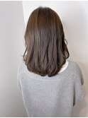20代30代40代アッシュ艶感ストレート透明感ナチュラル