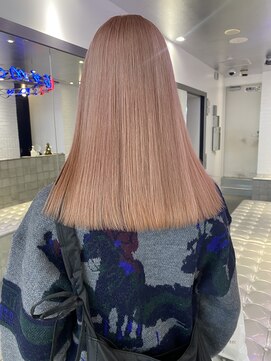 ゲーム 原宿店(GAME) ピンクベージュ/ダブルカラー/ケアブリーチ/髪質改善/原宿