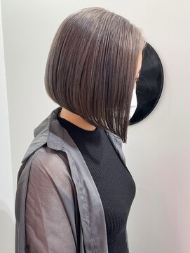 デート 下北沢(DATE) ダブルカラーミルクティーアッシュカラーケアブリーチ韓国ヘア