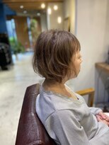 リュクスボーテ(LUXEBEAUTE') ナチュラルボブ×グラデーションハイライト