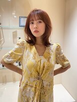 ガリカ 横浜(Gallica) 【mirei】ふんわり韓国風くびれミディ x 暖色系カラー