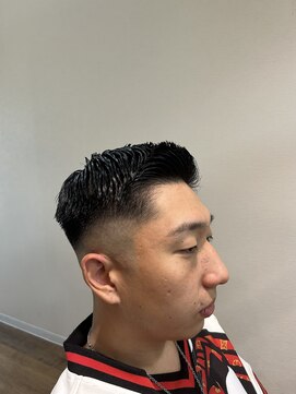 ルード(mens hair salon Rude) 七三フェード