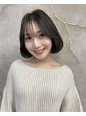 韓国レイヤー/韓国風/ボブ/髪質改善/黒髪/ブリーチなし〔池袋〕