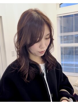 レポ(LEPO) 低明度ピンクブラウン◎韓国風レイヤー