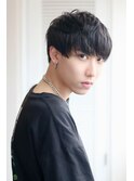 MEN’S HAIR カルマパーマアッシュブラックウルフパーマ