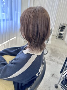 アイズ ヘアー メイク(I's hair make) くびれレイヤー×ボブ