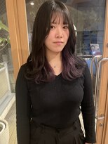 ツイギー 宮西店(TWiGGY) インナーカラー/インナーパープル/パープルカラー/