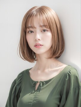 ロージーバイフーガヘアー 元住吉店(Rosy by FUGAhair) ことりベージュ/ナチュラルボブ/シルキーベージュ/内巻きボブ