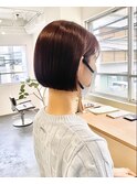 大人可愛いミニボブ/ベージュピンク/ラベージュ/20代30代40代