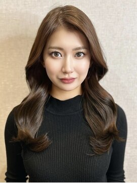 ランソ 新宿(RUNSO) クラゲヘアー×オリーブグレー×小顔×ココアベージュ