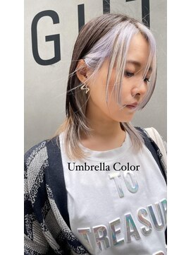 マージュ ギンザ(marju GINZA) インナーカラー/ホワイトブランド/ラベンダーミルクティー