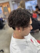 ヘア スパ リゾート リアン(hair spa resort Lien)&nbsp;＊センターパート×波打ち、波巻きMIXパーマ＊