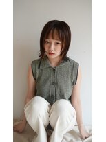 タップコーヴォ(TAP covo)&nbsp;金沢美容室／TAP covo／タップ／金沢駅近く／ボブ／切りっぱなし