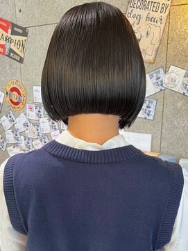 チャオ バイ ミチ(Chao by MICHI) 【ChaoMICHI haruya】マチルダボブ 黒髪 ぱつっとボブ