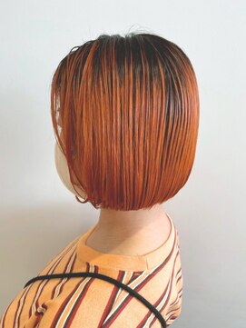 イーストハムヘッドショップ(EAST HAM head shop) ショートボブ/似合わせ/ビタミンオレンジ/ハイトーン