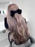【ブリーチ1回】ダブルカラー+トリートメント　￥12320