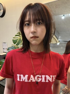 ナループロア ルームー(Nalu pu loa ROOMOO) 酸性ストレート/ミディアムボブ/ボブレイヤーカット