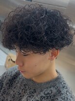 フィフスパーク(fifth PARK)&nbsp;渋谷プードルパーマ強めパーママッシュウルフメンズカット20代