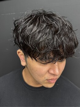 メンズスポット(men's SPOT”)の写真/《鹿児島/天文館》メンズのプロが手掛ける本格パーマで新しい自分に！ニュアンス＆フェザーパーマ等◎
