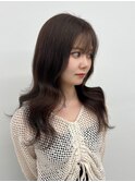 ココアブラウン/ブリーチなし/韓国ヘア