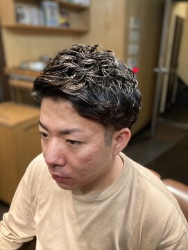 ザバーバー 青山(THE BARBER) 2ブロックパーマ