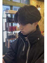 モナン 新宿(Monan)&nbsp;ニュアンスパーマ 毛流れセンターパート