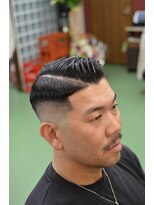 ラフカッターズ 立川店別館 サイドパート【立川/理容室/床屋/顔剃り/シェービング】