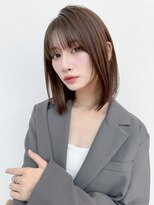 Lond clair 川崎/髪質改善/ショート/ボブ/レイヤーカット【ロンド クレール】 グレーブラウン似合わせカット/バタフライカット/ダークアッシュ