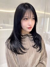 《*アレンジしても可愛い*》ハイレイヤーで、しっかりと動きのあるヘアスタイルに[桑名/前髪カット/ウルフ]