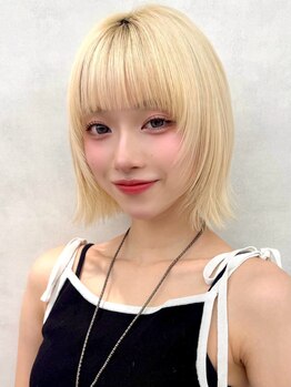 アッシュ 笹塚店(Ash)の写真/ハイトーンカラー、ケアブリーチ、ハイライト、インナーカラー等。希望のデザインカラーが見つかる【笹塚】